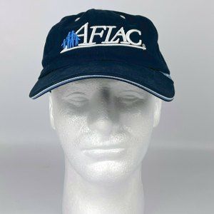 AFLAC Baseball Cap Hat One Size Adjustable Blue with Duck Logo on Back